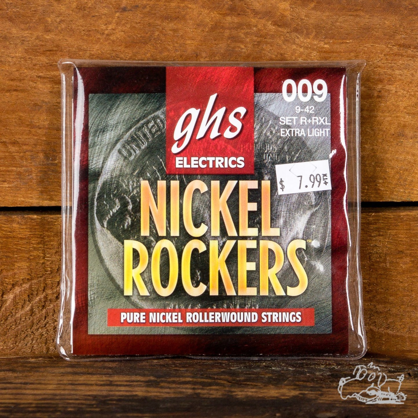 GHS Electrics Nickel Rockers - 9-42 Pure Nickel Rollerwound Guitar Strings
