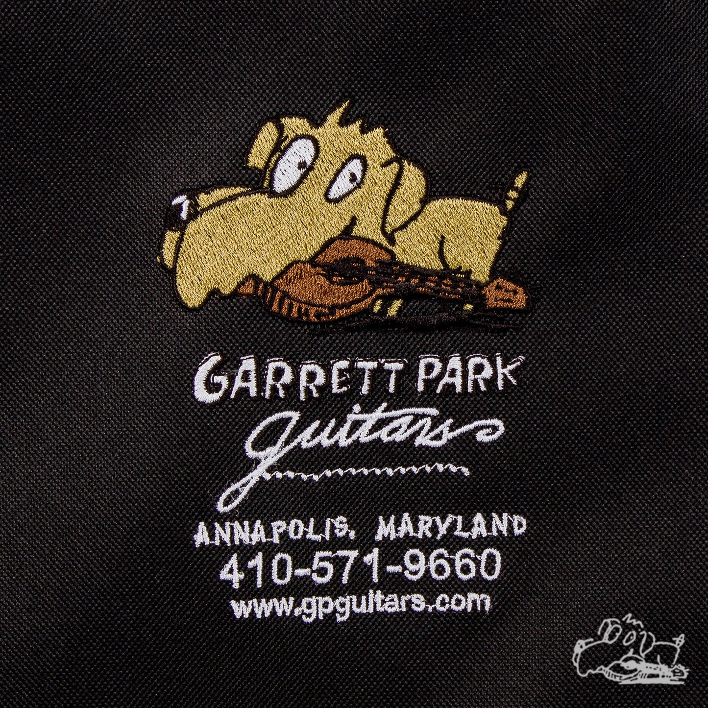 Garrett Park Guitars Embroidered Super Deluxe Electric Guitar Nylon Soft Case Gig Bag