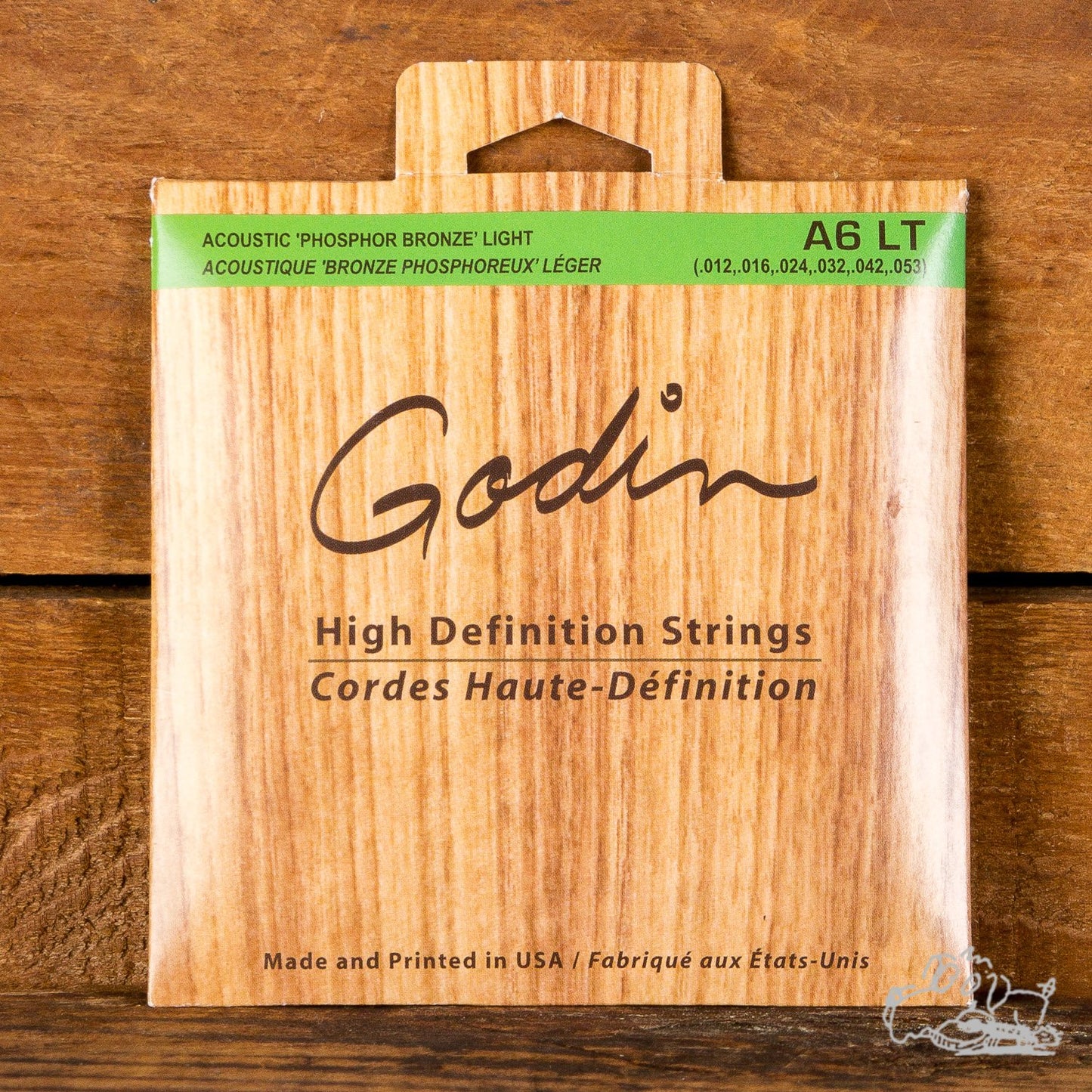 Godin 12-53 Phosphor Bronze High Definition Light Acoustic Guitar Strings