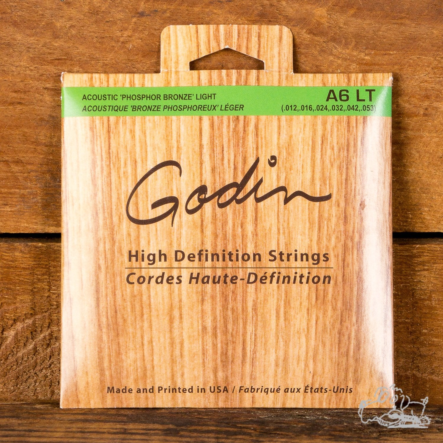 Godin 12-53 Phosphor Bronze High Definition Light Acoustic Guitar Strings