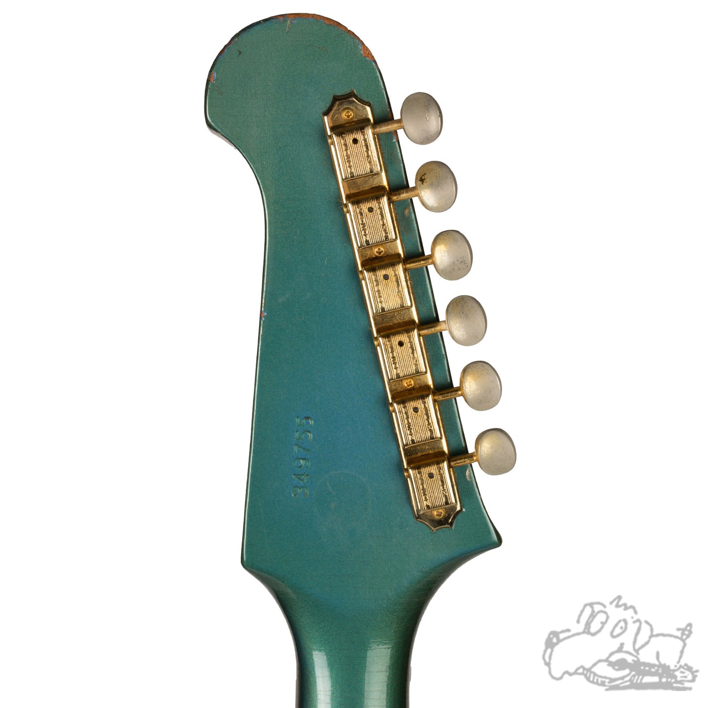 1965 Gibson Firebird VII-Pelham Blue