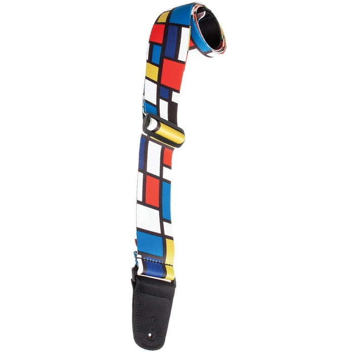 Henry Heller Artist Series Sublimation Strap - Mondrian Inspired Design
