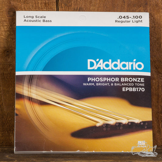 D'Addario Phosphor Bronze Light Acoustic Bass Strings .045-100