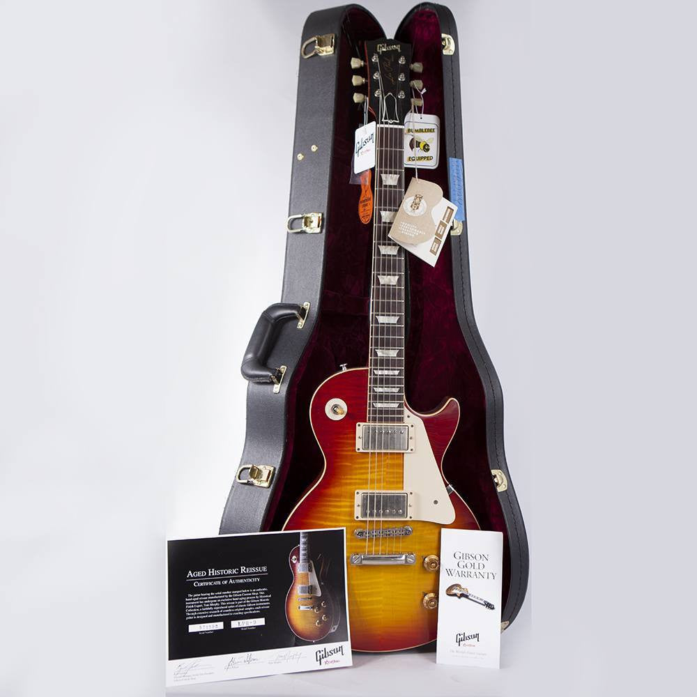 2007 Gibson '59 Reissue Les Paul, Tom Murphy Aged Washed Cherry - Garrett Park Guitars
 - 10