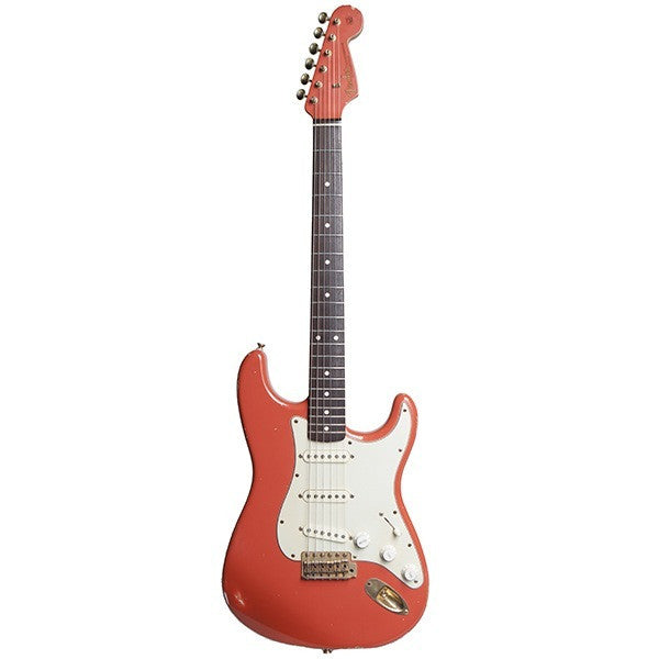 1996 Fender Custom Shop, 1959 Stratocaster Relic, "Red Head" - Garrett Park Guitars
 - 3