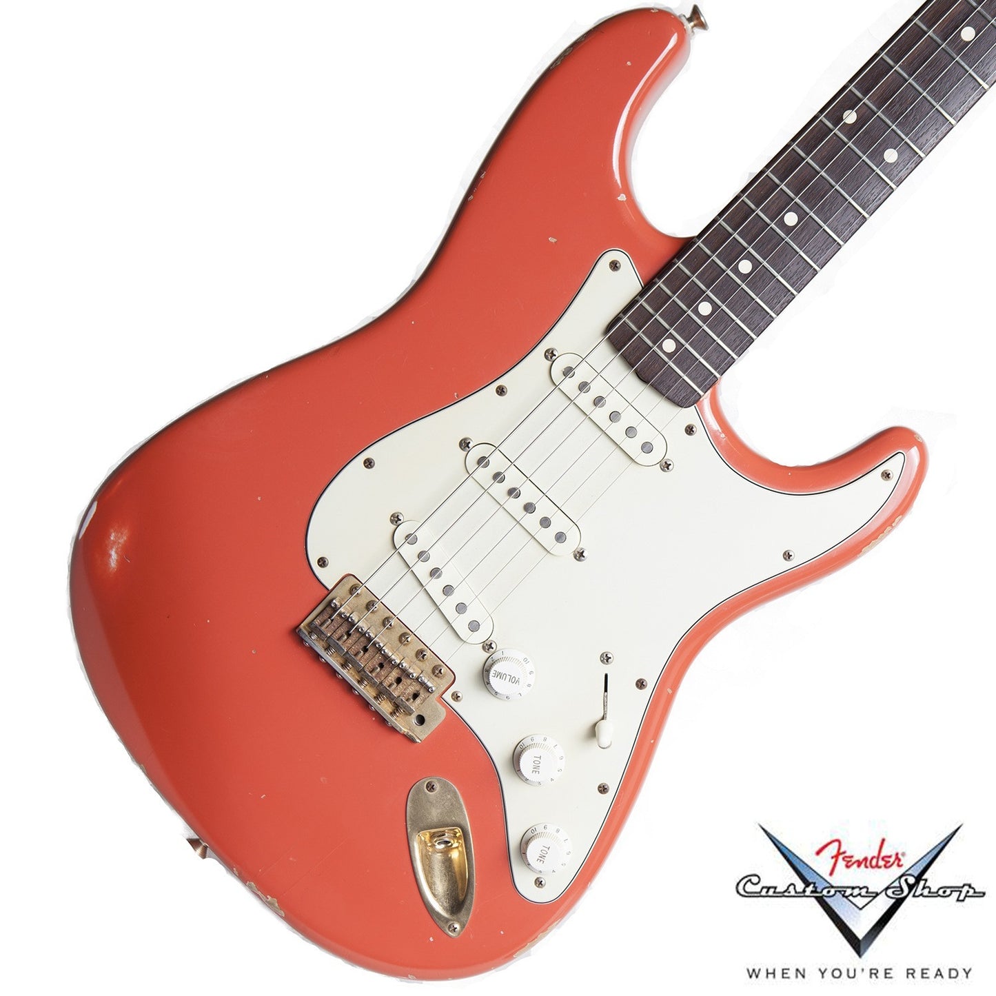 1996 Fender Custom Shop, 1959 Stratocaster Relic, "Red Head" - Garrett Park Guitars
 - 1