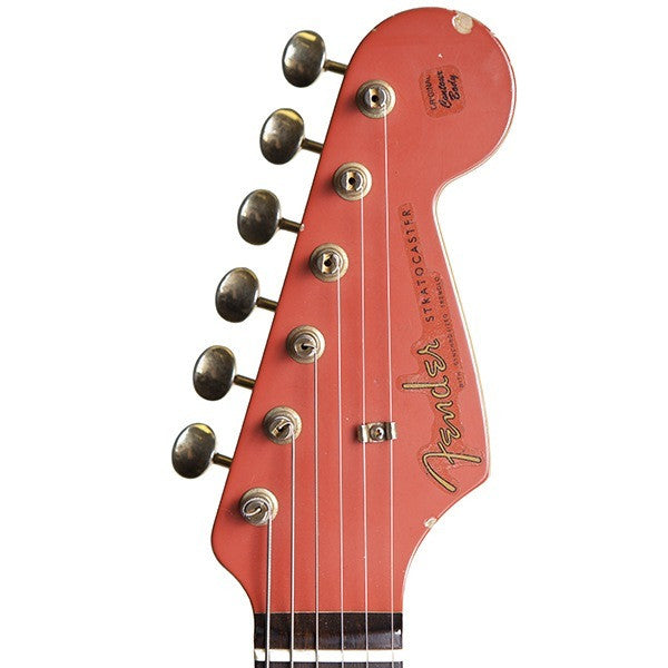 1996 Fender Custom Shop, 1959 Stratocaster Relic, "Red Head" - Garrett Park Guitars
 - 7