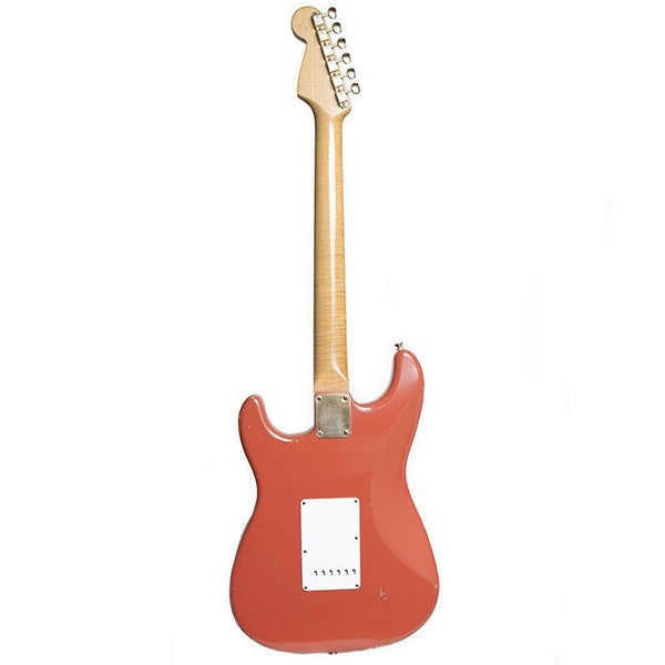 1996 Fender Custom Shop, 1959 Stratocaster Relic, "Red Head" - Garrett Park Guitars
 - 6