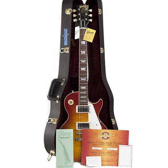 2002 Gibson Custom Shop '58 Reissue Les Paul, Washed Cherry - Garrett Park Guitars
 - 11