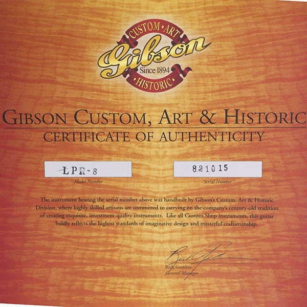 2002 Gibson Custom Shop '58 Reissue Les Paul, Washed Cherry - Garrett Park Guitars
 - 12