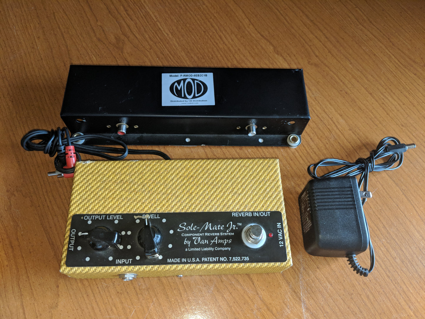 Used Van Amps Sole-Mate Jr. Component Reverb System Pedal (Tweed)