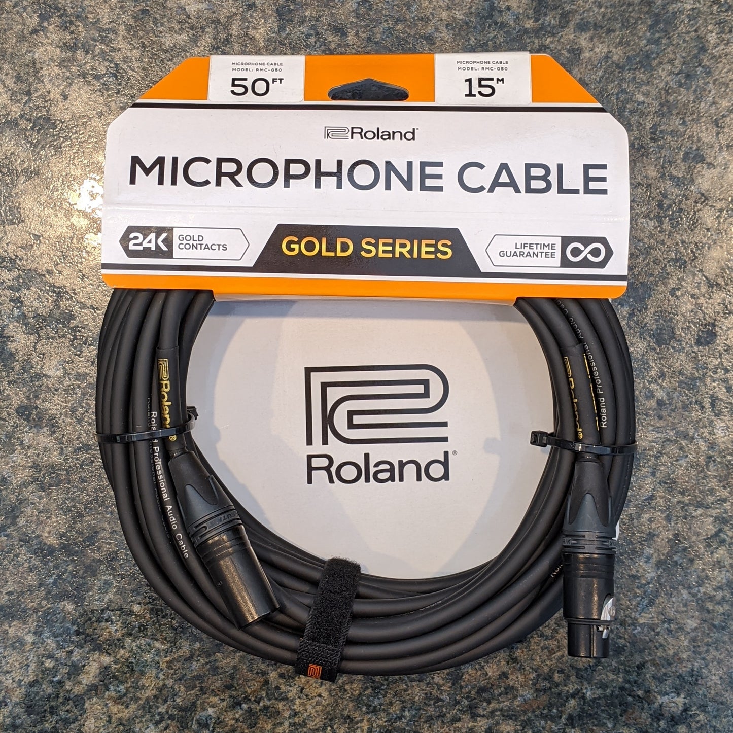 Roland/Boss - Gold Series - XLR Microphone Cables - Lifetime Guarantee - 24K Gold Contacts