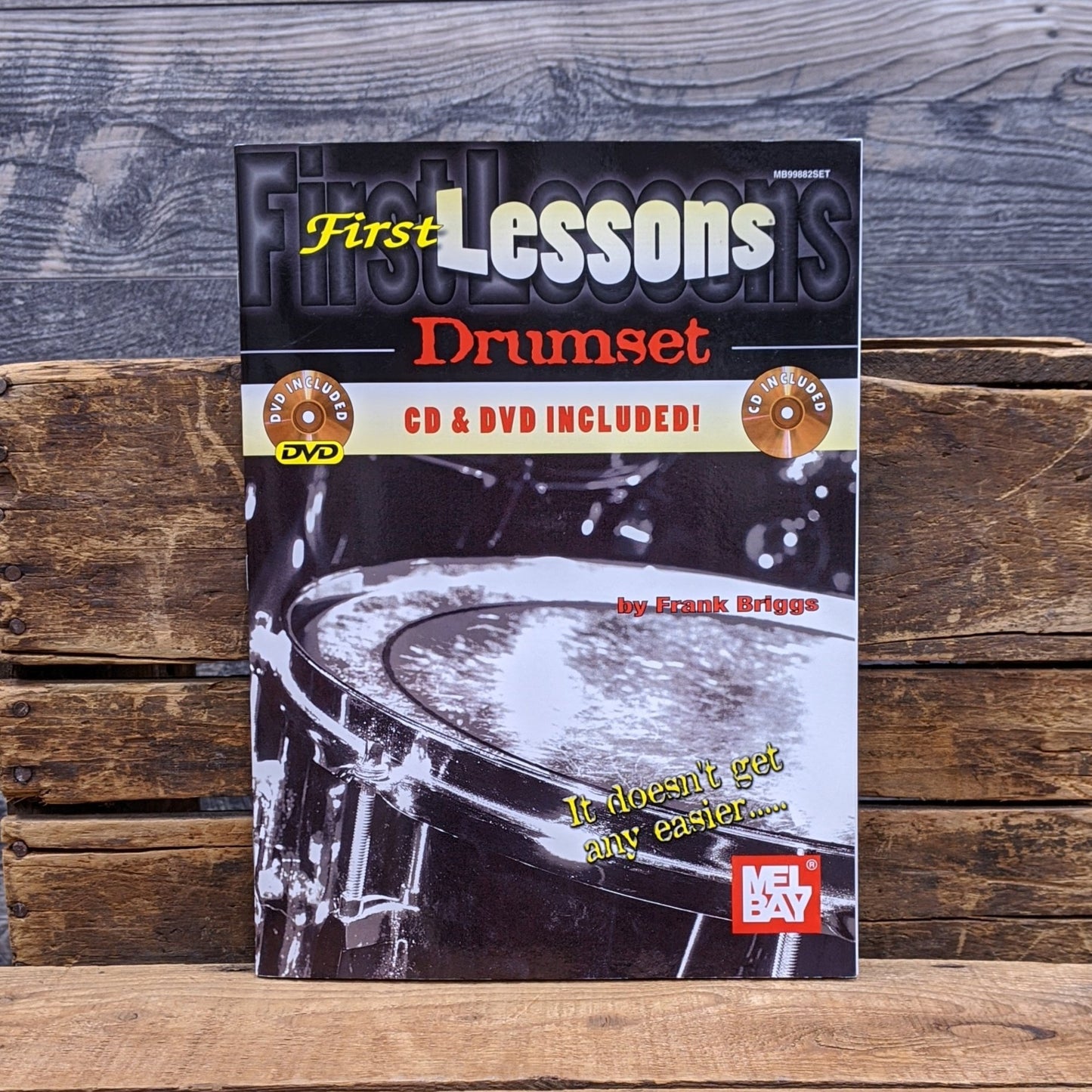 Mel Bay - First Lessons for Drumset by Frank Briggs - CD and DVD included!
