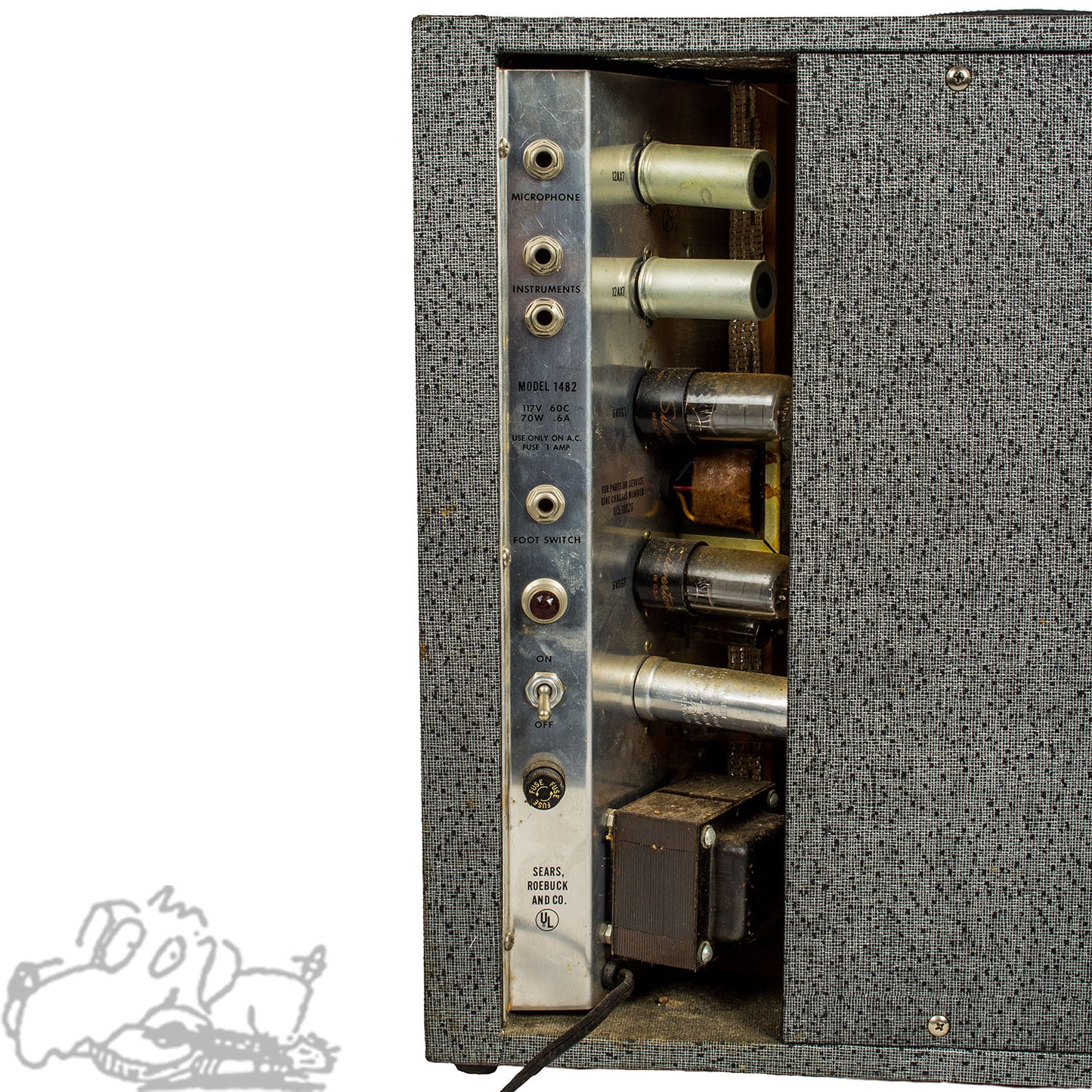 1967 Silvertone 1482 Amplifier