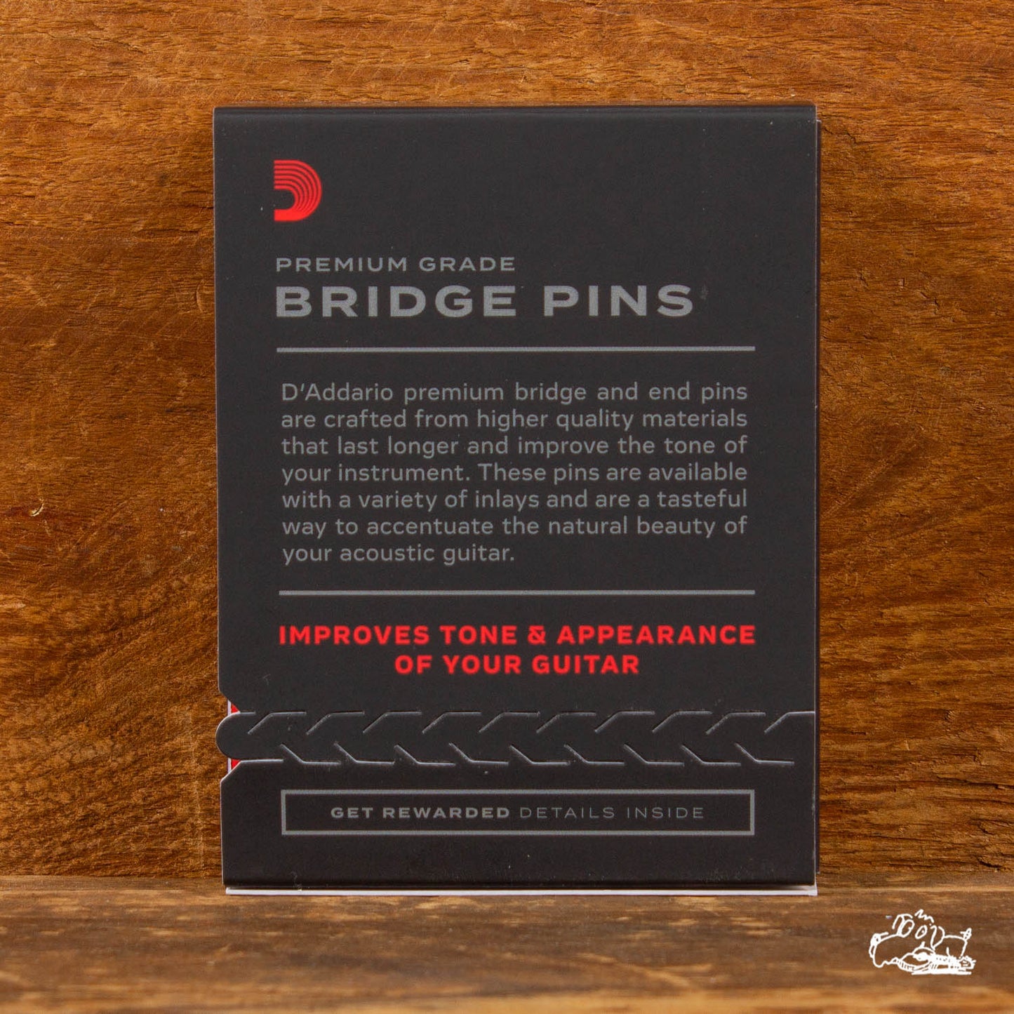 D'Addario Wooden Bridge End Pin Set