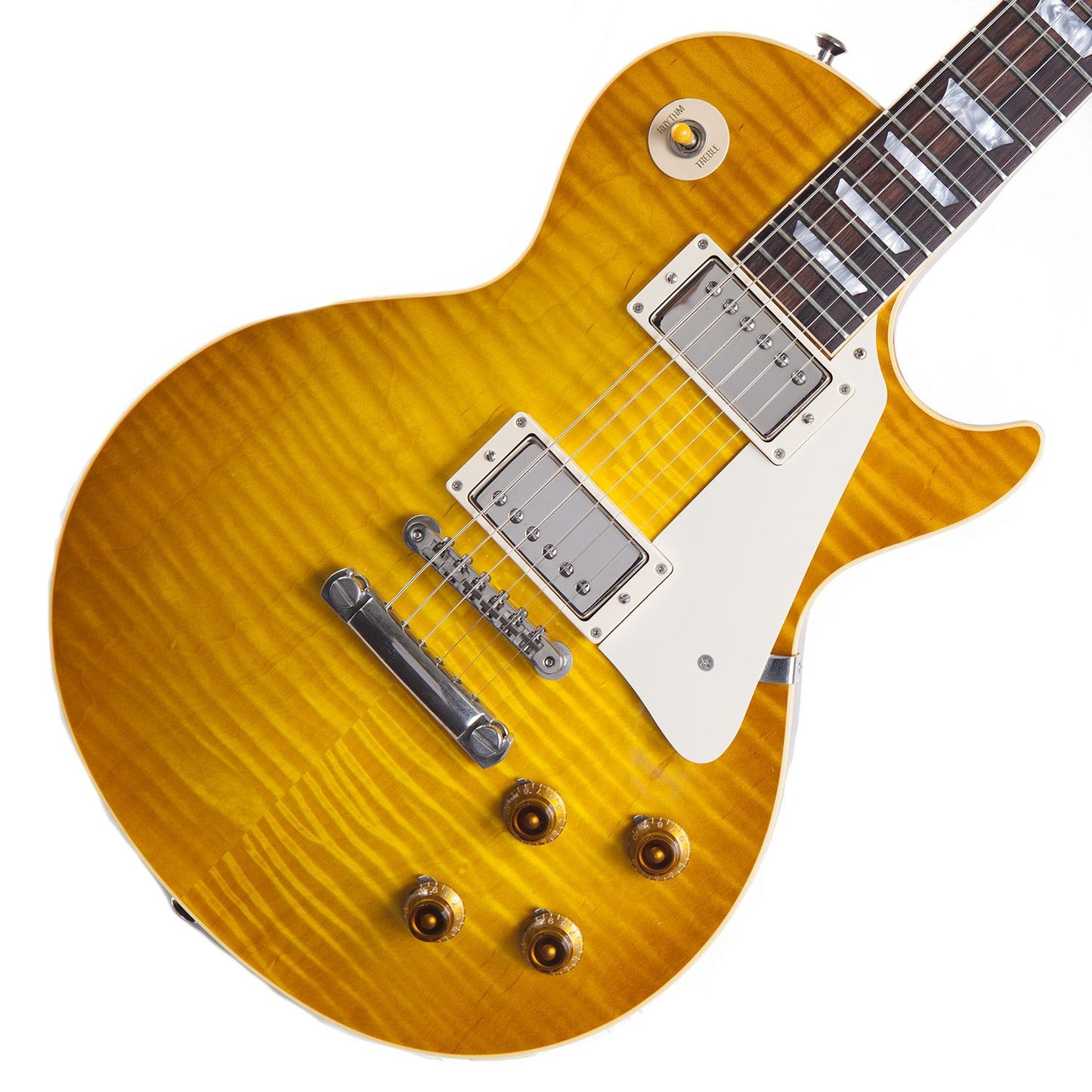 2001 Gibson Les Paul '58 Reissue Butterscotch - Garrett Park Guitars
 - 1