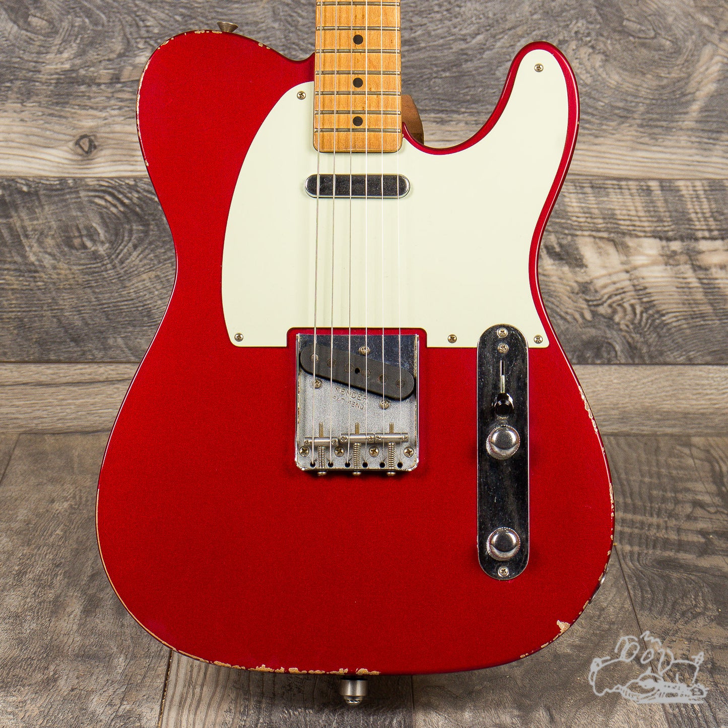 2018 Fender Road Worn Telecaster Special Edition - Candy Apple Red
