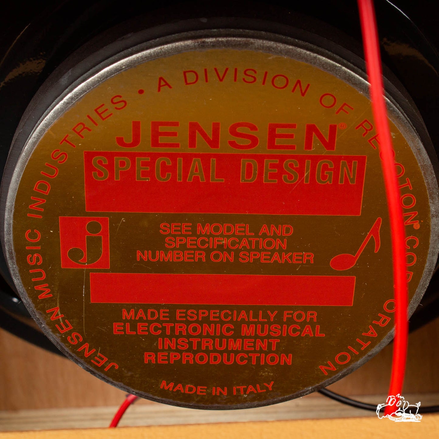 Seismic Audio Luke - 1x12 Orange Tolex Cabinet With Jensen C12N 8 Ohm Speaker