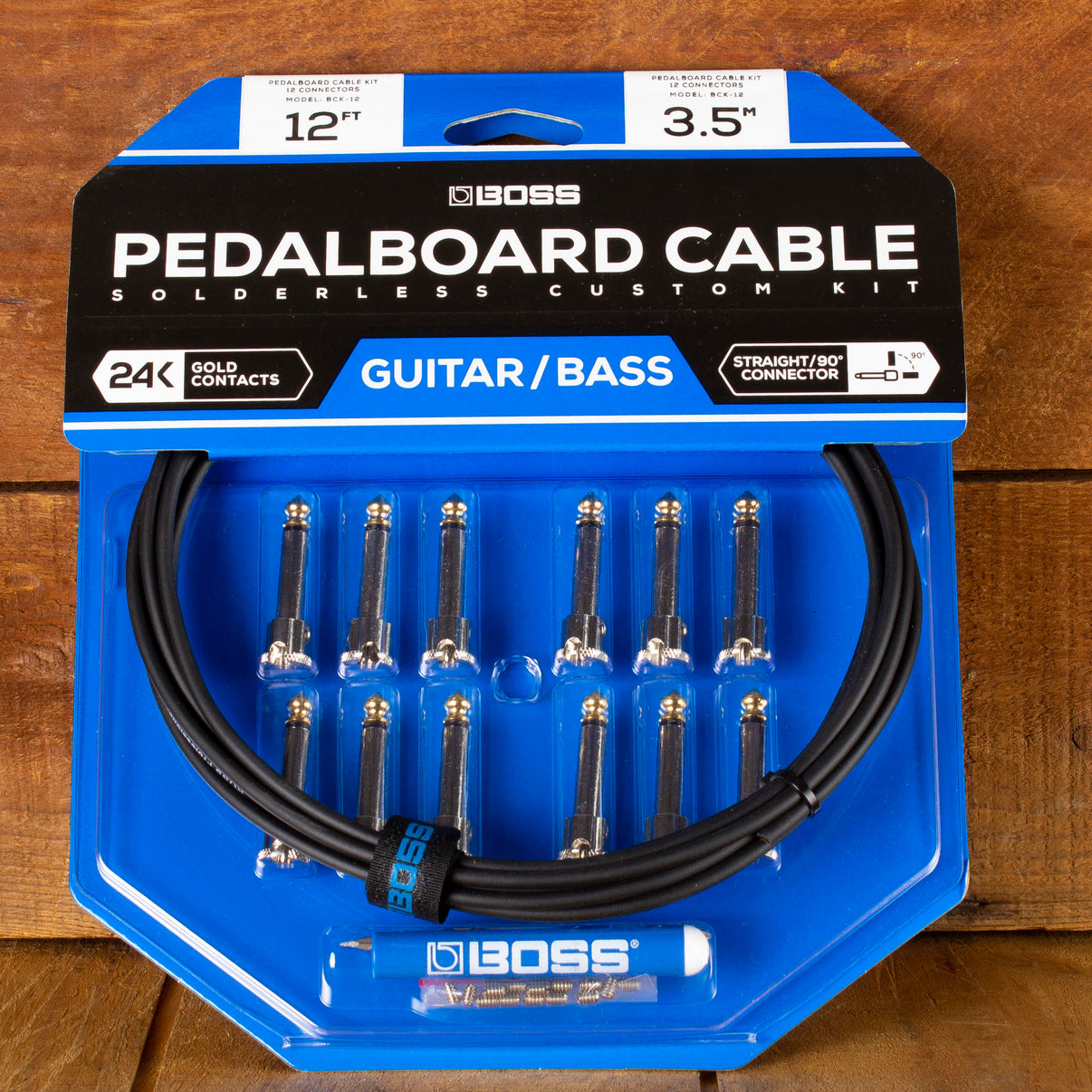 Boss Pedalboard Cable Solderless Custom Kit Garrett Park Guitars