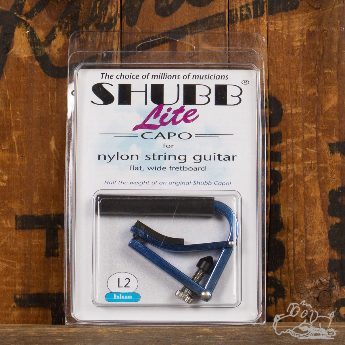 Shubb Lite Nylon String Capo - Blue