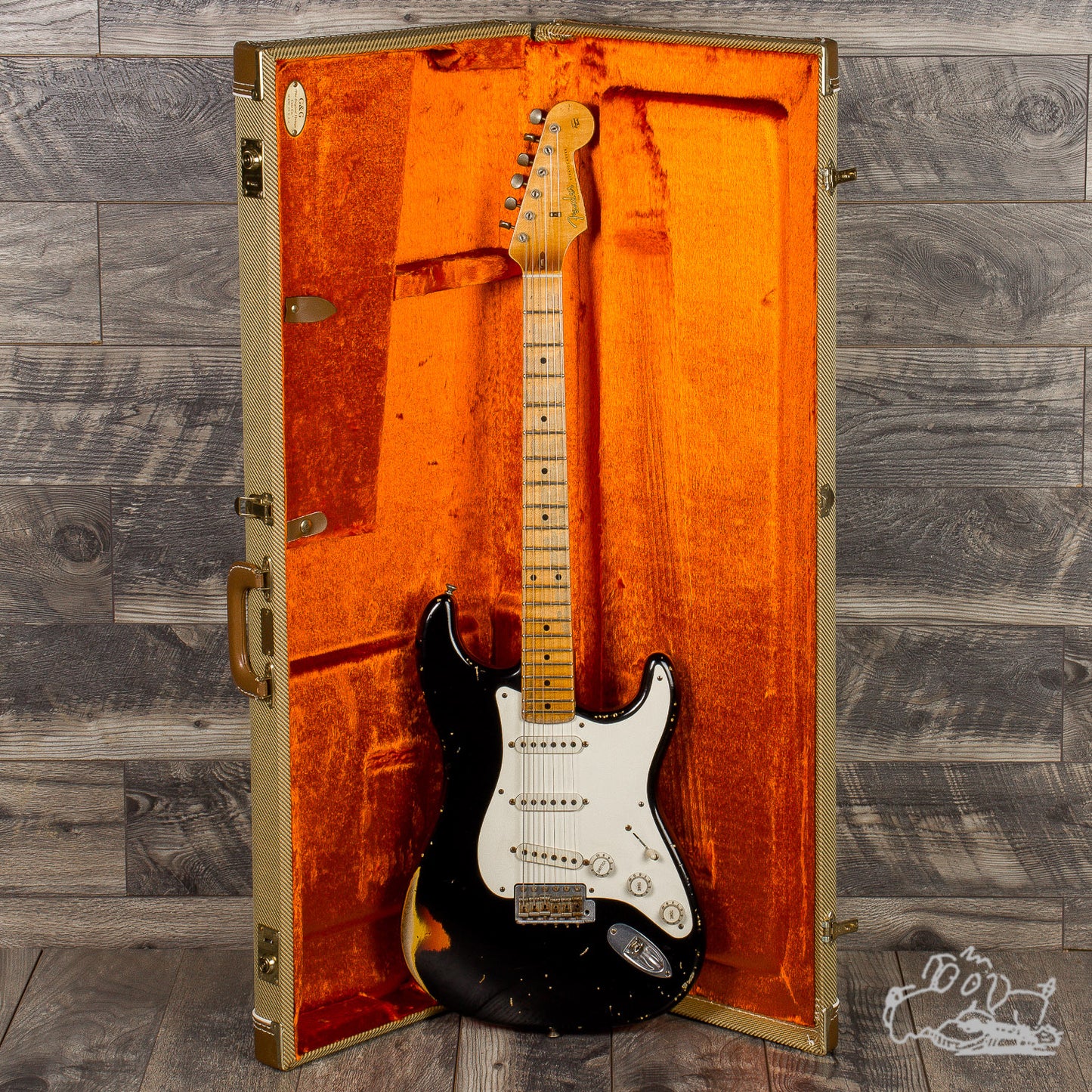 2007 Fender Custom Shop John Cruz Masterbuilt '56 Stratocaster, Abby Pickups, Black Over Sunburst - Make Us An Offer