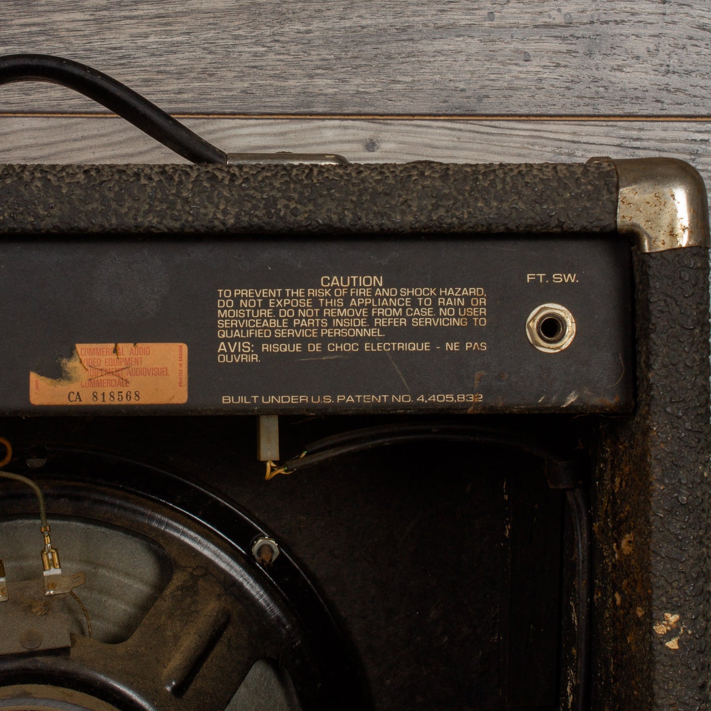 1980's Peavey Backstage Plus Amplifier