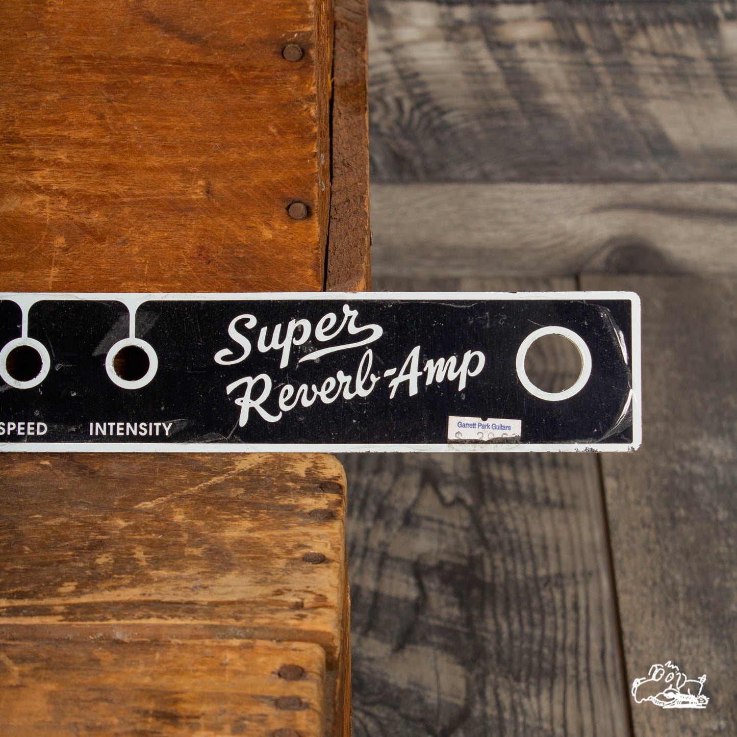 Fender Super Reverb Amp Faceplate