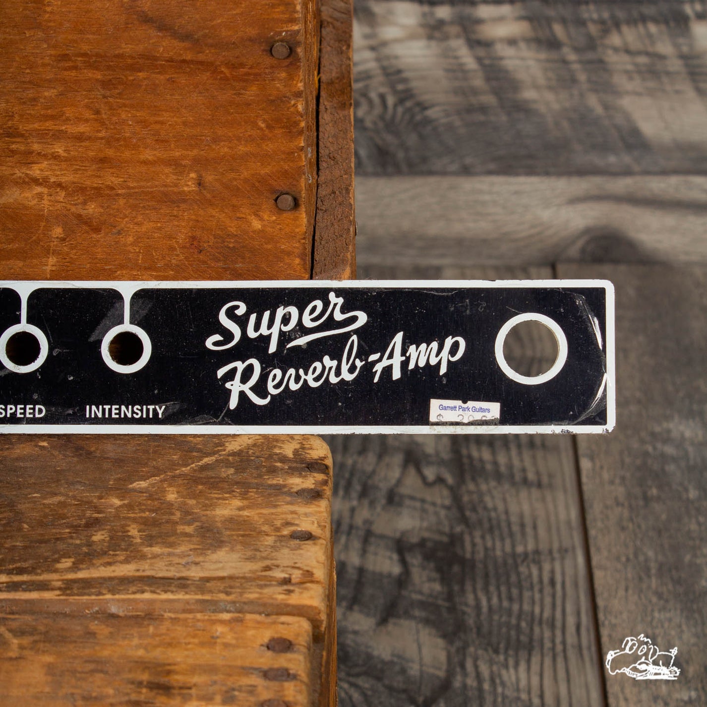 Fender Super Reverb Amp Faceplate Garrett Park Guitars