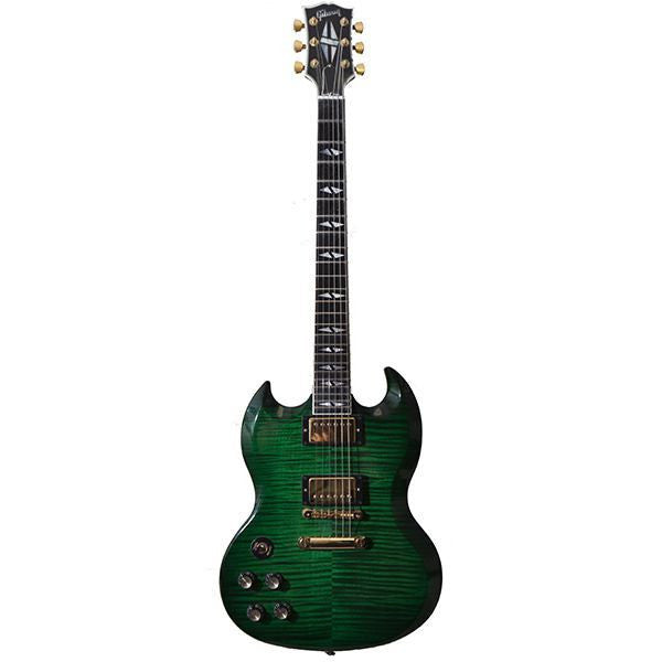 2003 Gibson Les Paul Custom Shop SG Lefty, Emerald Green - Garrett Park Guitars
 - 3