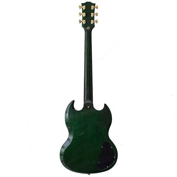 2003 Gibson Les Paul Custom Shop SG Lefty, Emerald Green - Garrett Park Guitars
 - 5