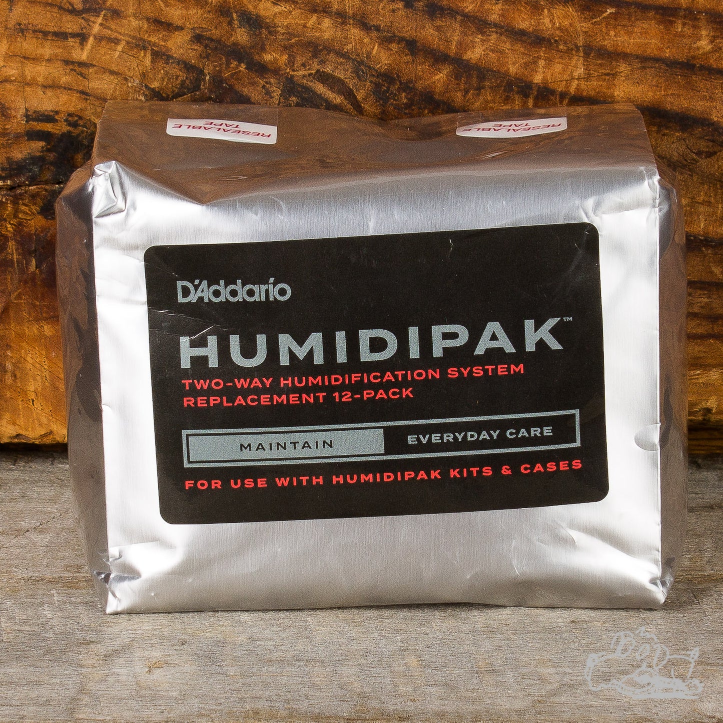 D'Addario Humidipak Two-Way Humidification System Replacement 12-Pack