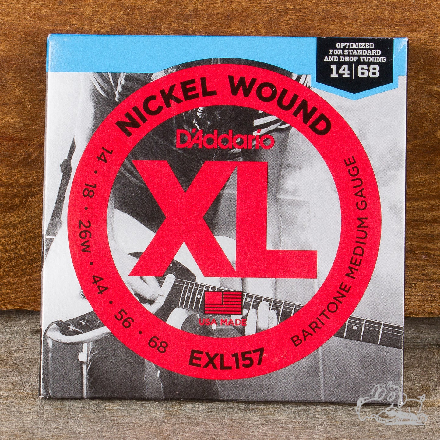 D'Addario XL Electric Baritone Guitar Strings - Nickel Wound - Medium 14-68 (EXL157)