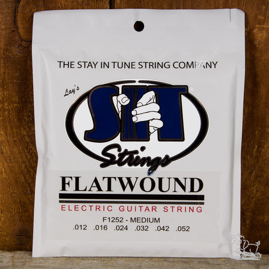 S.I.T. Medium Flatwound Electric Guitar Strings - 12-52 (F1252)