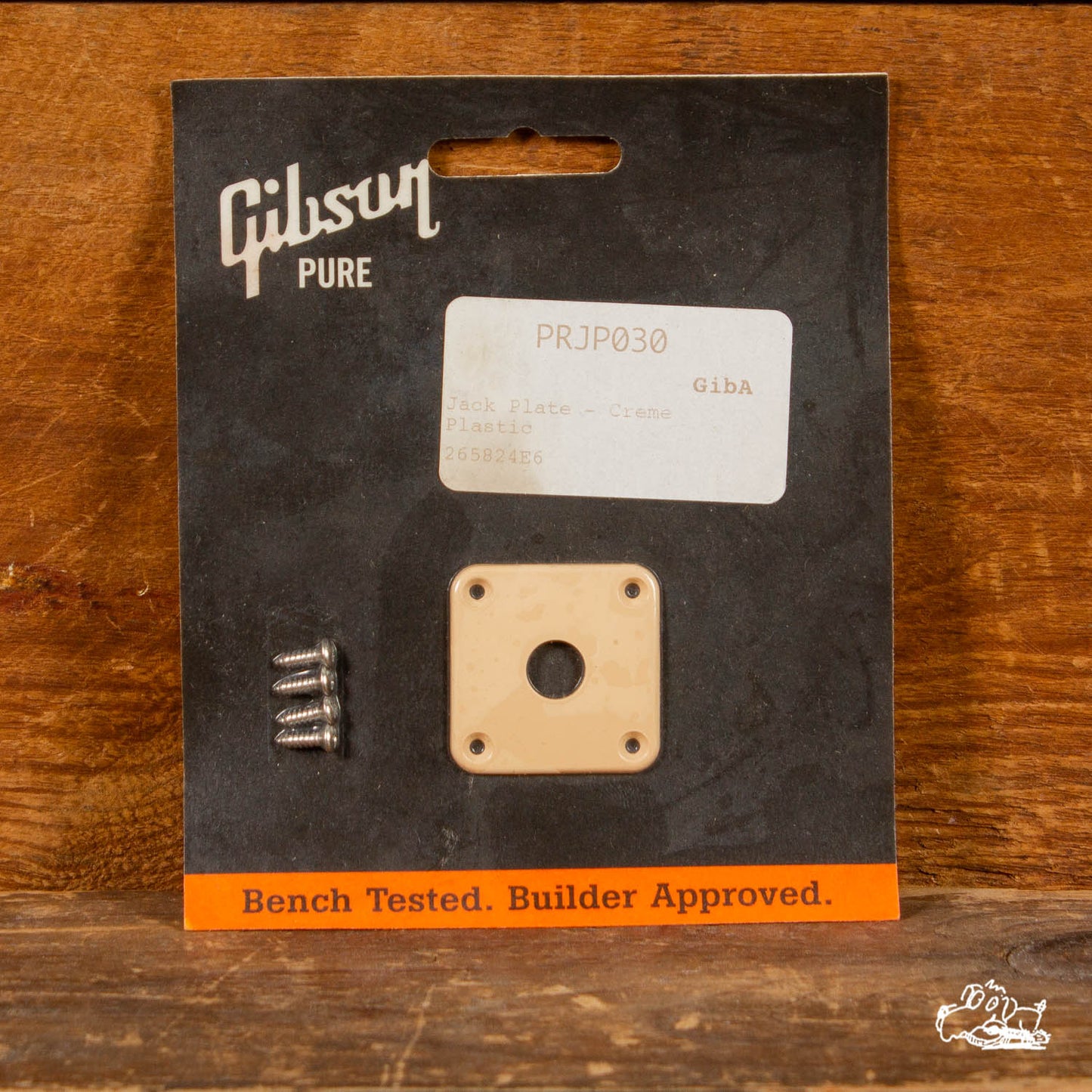 Gibson Bench Spec Jack Plate - Creme