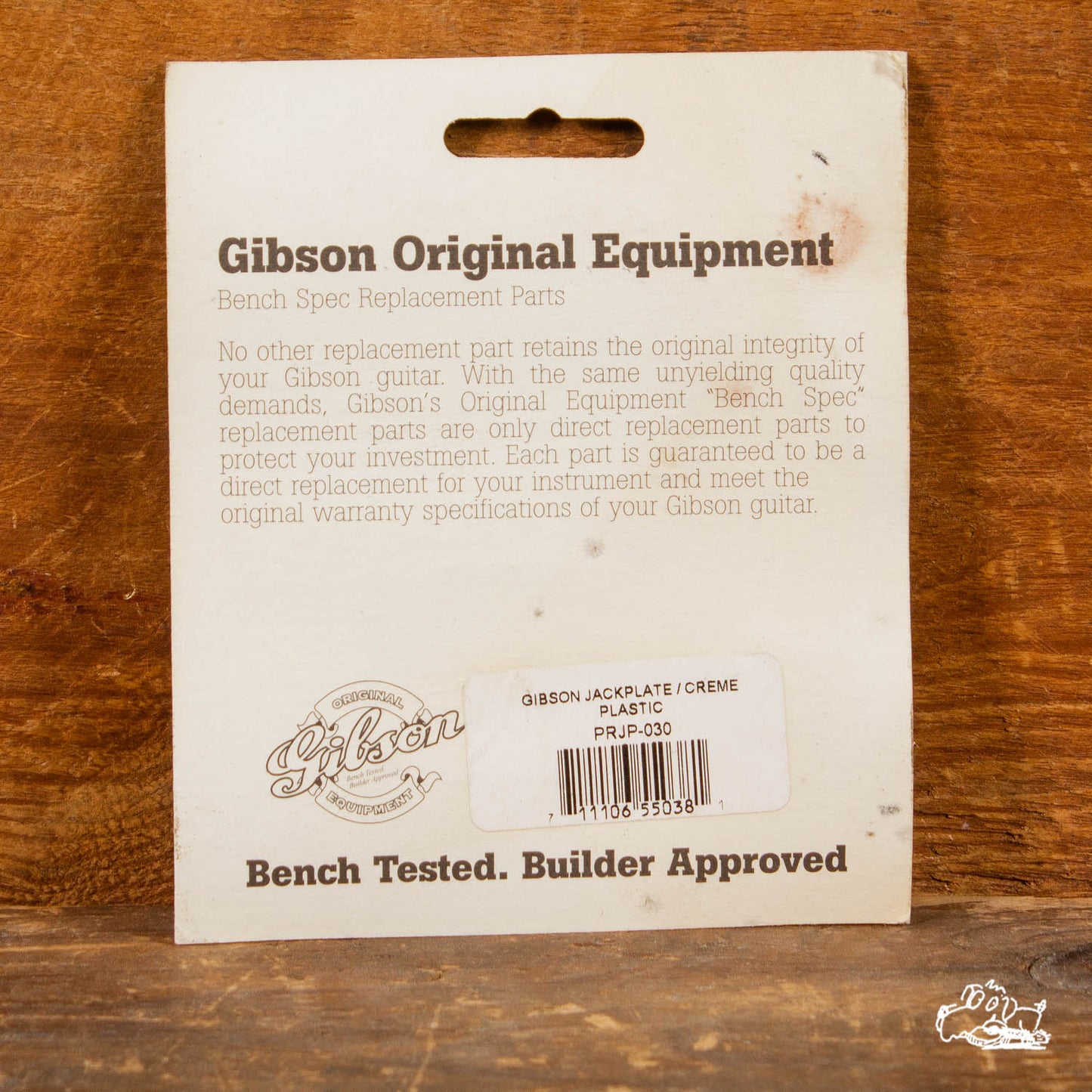 Gibson Bench Spec Jack Plate - Creme