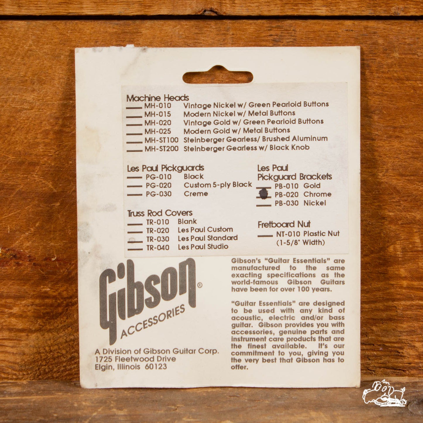 Gibson Accessories Les Paul Pickguard Bracket PB-020 - Chrome