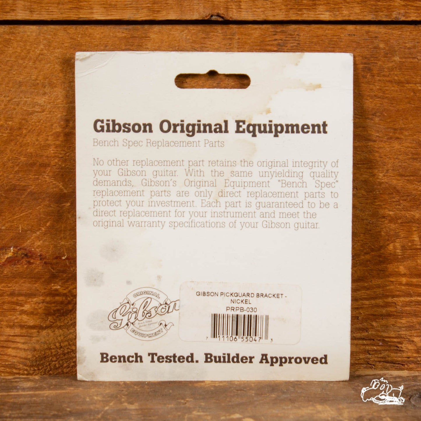 Gibson Bench Spec Pickguard Bracket - Nickel