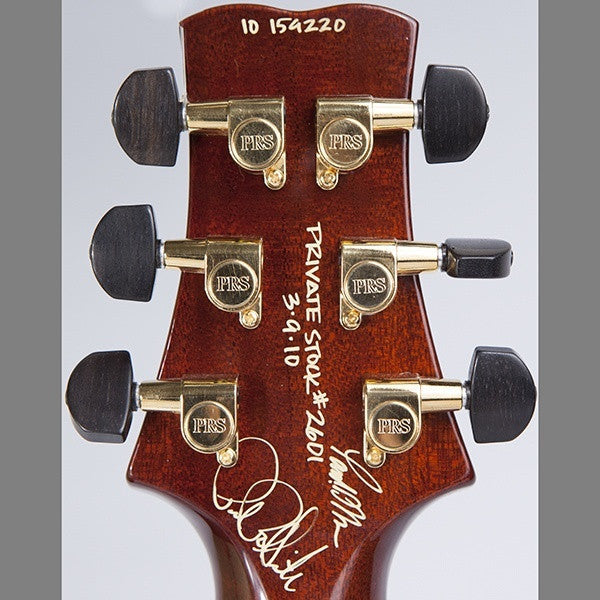 2010 PRS Private Stock #2601 Santana II, Burnt Orange Burst - Garrett Park Guitars
 - 8