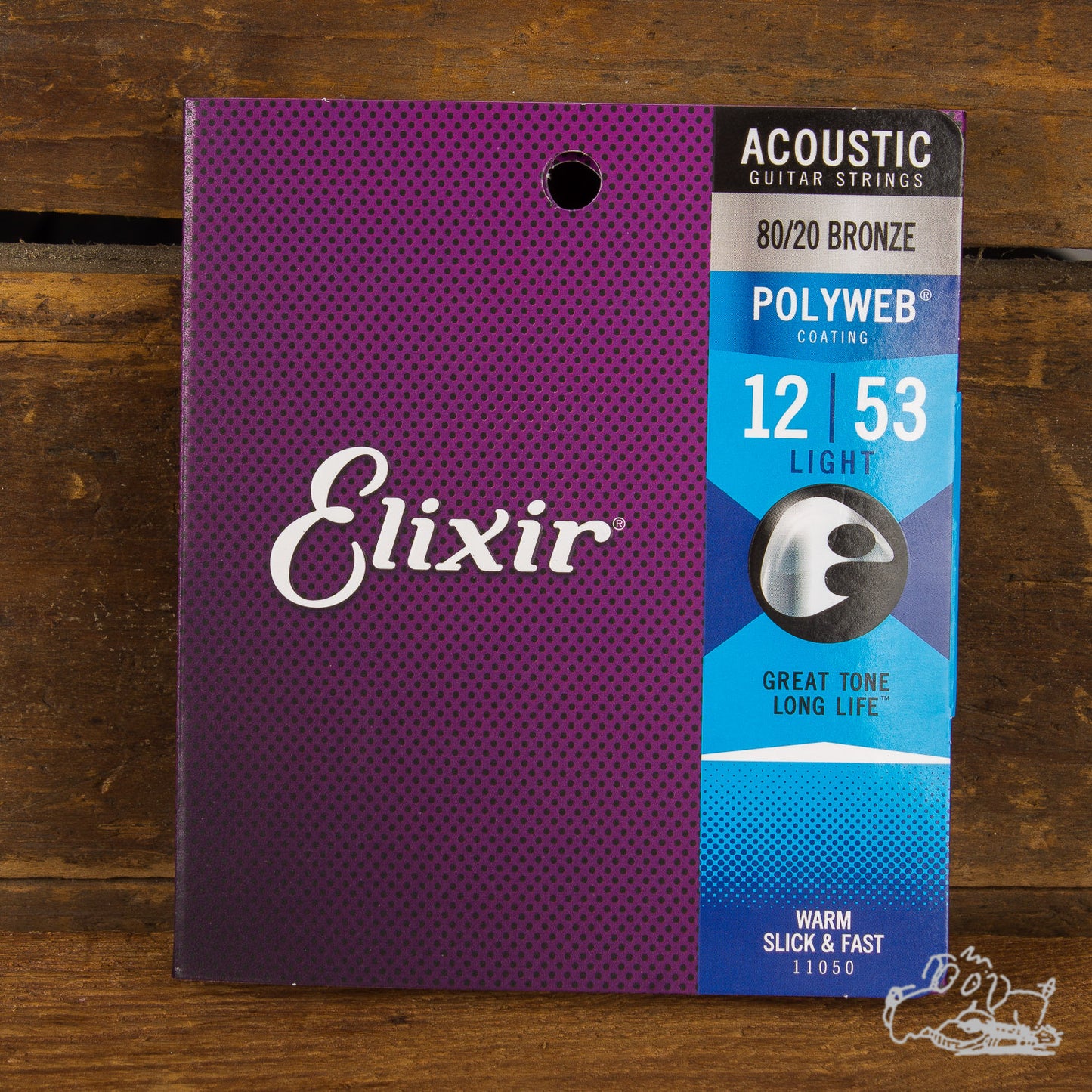 Elixir 80/20 Golden Bronze Acoustic Guitar Strings 12-53