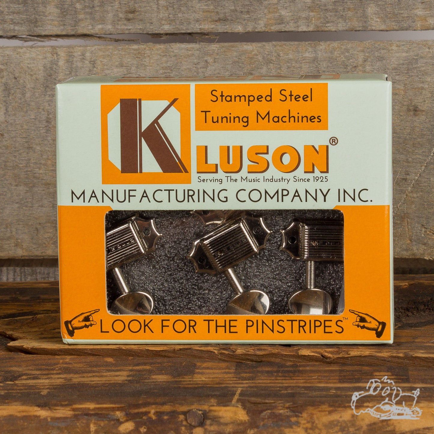Kluson 3x3 Single Line Tuners in Metal or Plastic