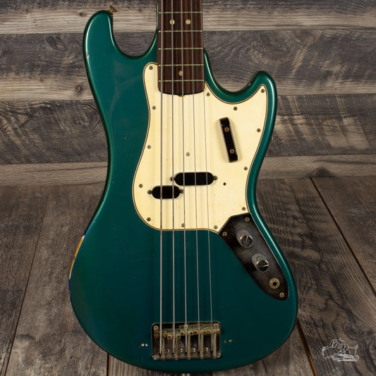 1966 Fender Bass V, Lake Placid Blue