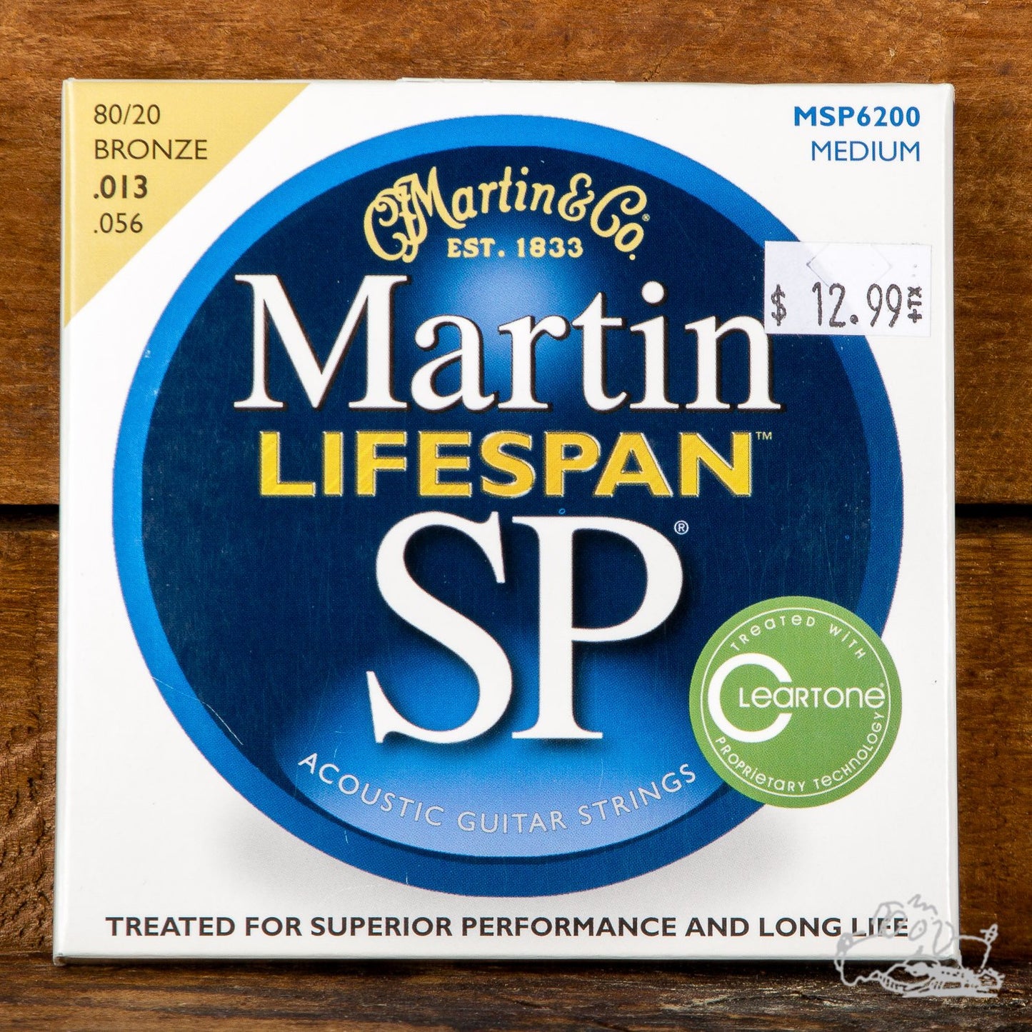 Martin Lifespan SP 80/20 Bronze 13-56 Medium Acoustic Guitar Strings