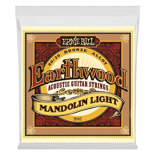 Earthwood Mandolin Light Loop End 80/20 Bronze Acoustic Guitar Strings - 9-34