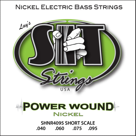 S.I.T. Power Wound Short Scale Electric Bass Strings (32.5 Inch Scale)