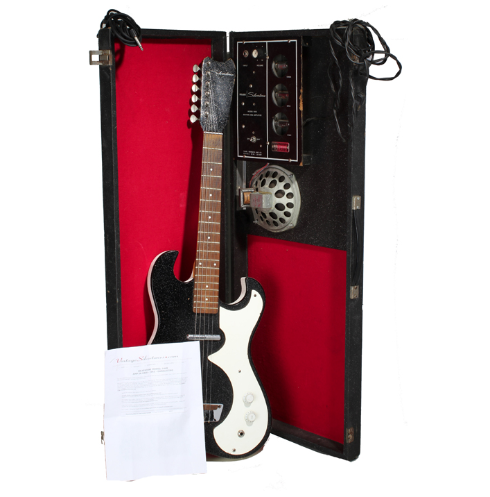 1964 SILVERTONE 1448 AMP IN CASE - Garrett Park Guitars
 - 9