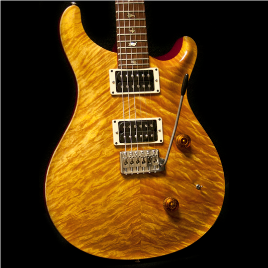 1988 PRS CUSTOM VINTAGE YELLOW BIRDS 10 TOP - Garrett Park Guitars
 - 1