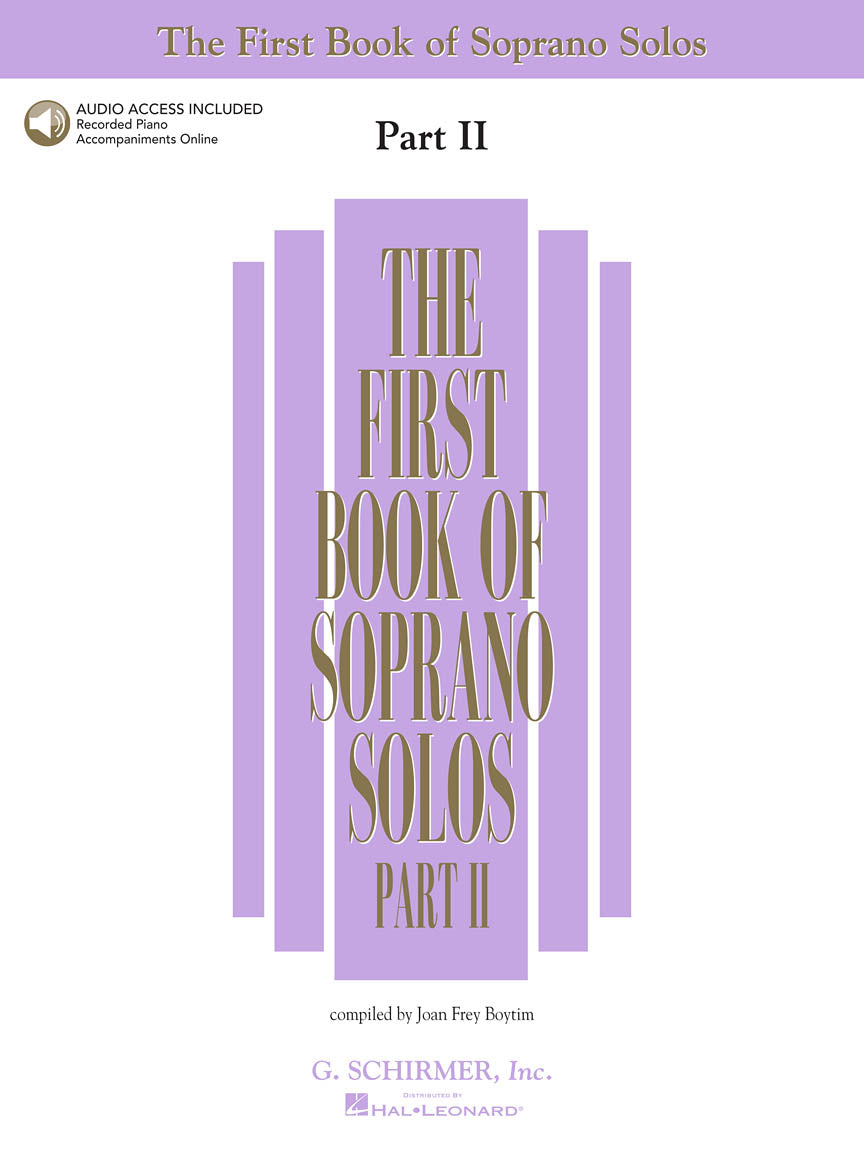 The First Book of Soprano Solos - Part II with Audio Access Included.