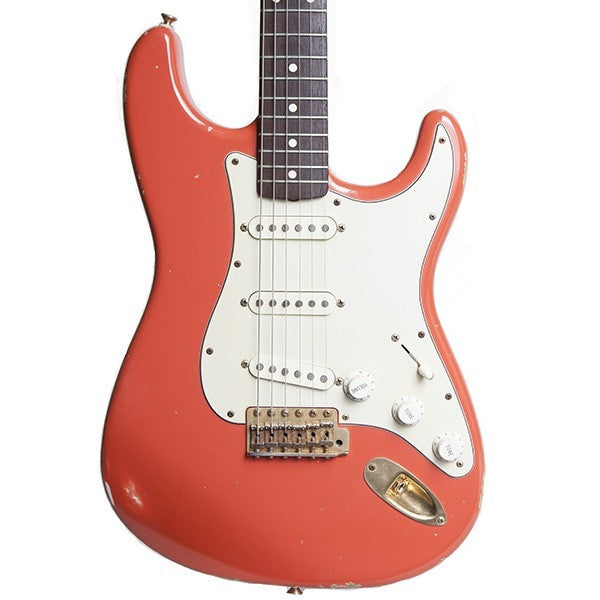 1996 Fender Custom Shop, 1959 Stratocaster Relic, "Red Head" - Garrett Park Guitars
 - 2