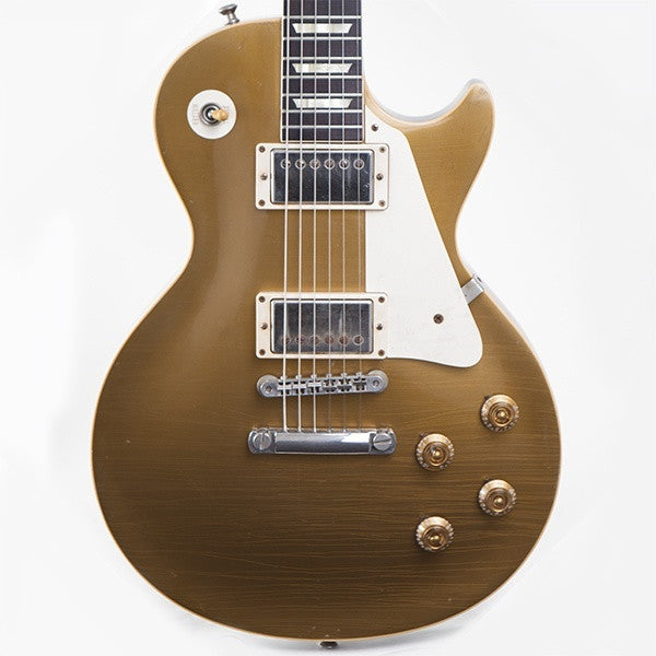 2003 Gibson '57 Reissue Les Paul Historic Aged Gold Top - Garrett Park Guitars
 - 2