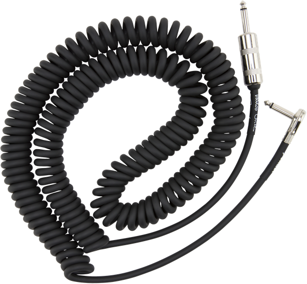 Fender Jimi Hendrix Voodoo Child Coiled Instrument Cable Thirty Feet - Black